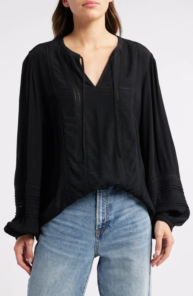 Treasure & Bond Lace Inset Pullover Top 1