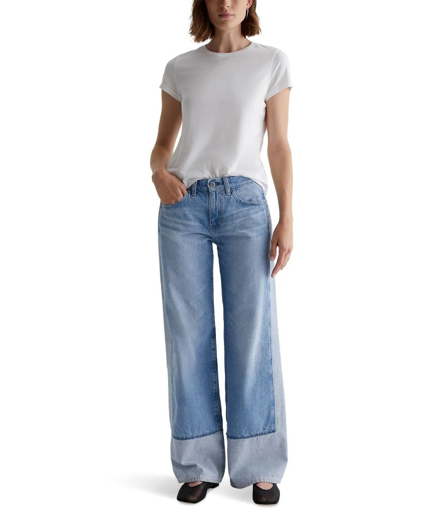AG Jeans Adria Low Rise Baggy Wide Leg in Mondrian 5