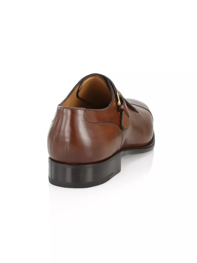 Paul Stuart Giordano Monk-Strap Leather Shoes 3