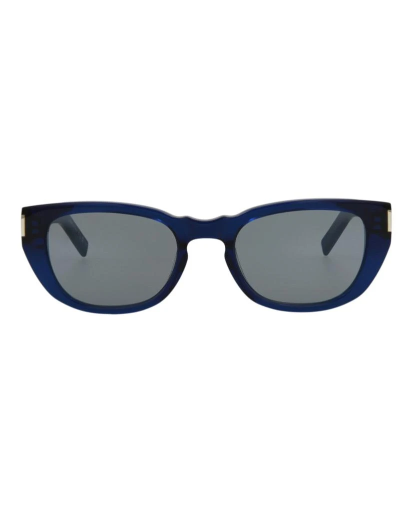 Saint Laurent Round-Frame Recycled Acetate Sunglasses 1