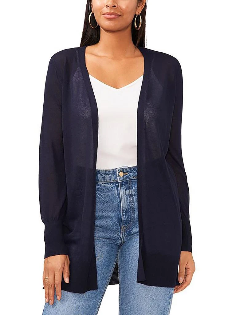 Sam and Jess Womens Sheer Open Front Cardigan Sweater 1