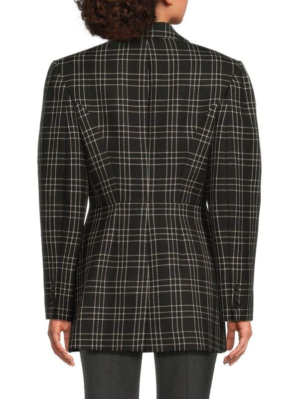 Alexander McQueen Plaid Wool Blazer 2