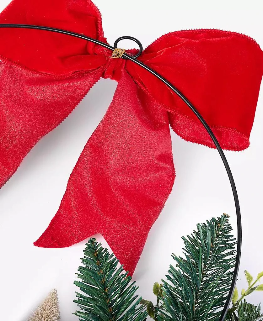 Holiday Lane Heritage House in Greenery Half Wreath, Macy
s Exclusive 2