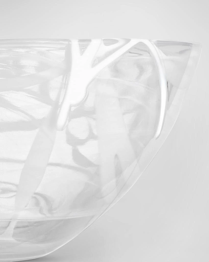 Kosta Boda Contrast White Bowl, Medium 3