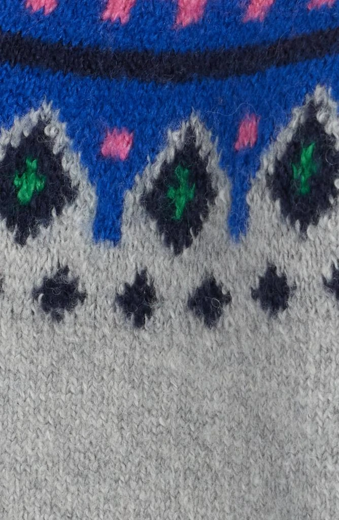 Caslon Fair Isle Crewneck Pullover Sweater 7