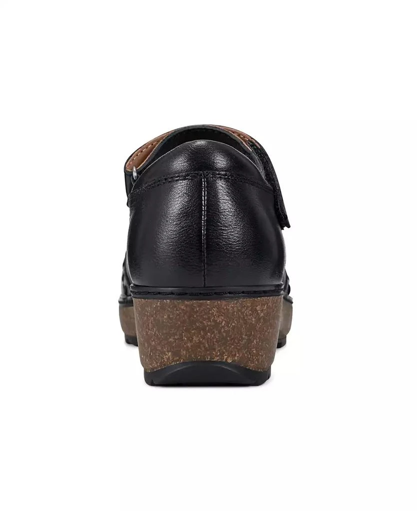 Earth Women's Kalece Leather Stitched Mary Jane Flats 4