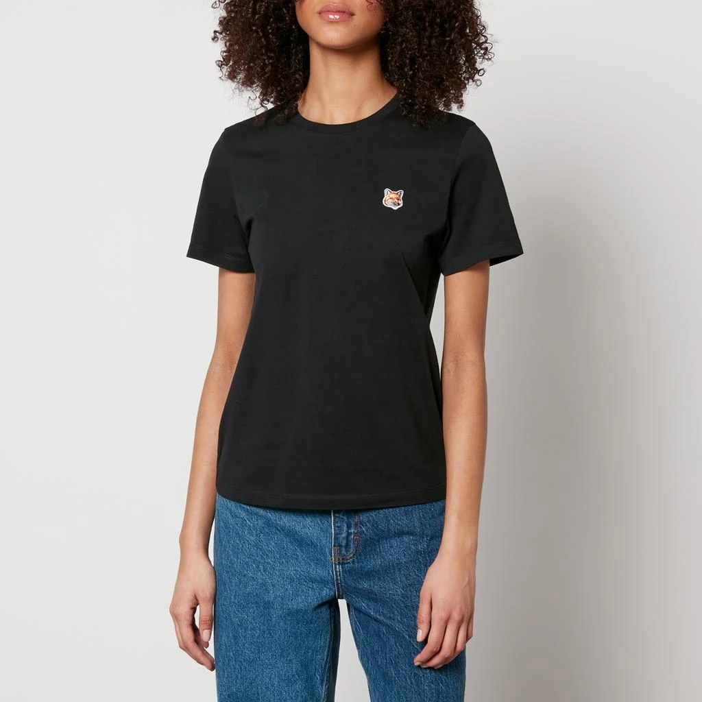 Maison Kitsuné Maison Kitsuné Fox Head Cotton-Jersey T-Shirt 4