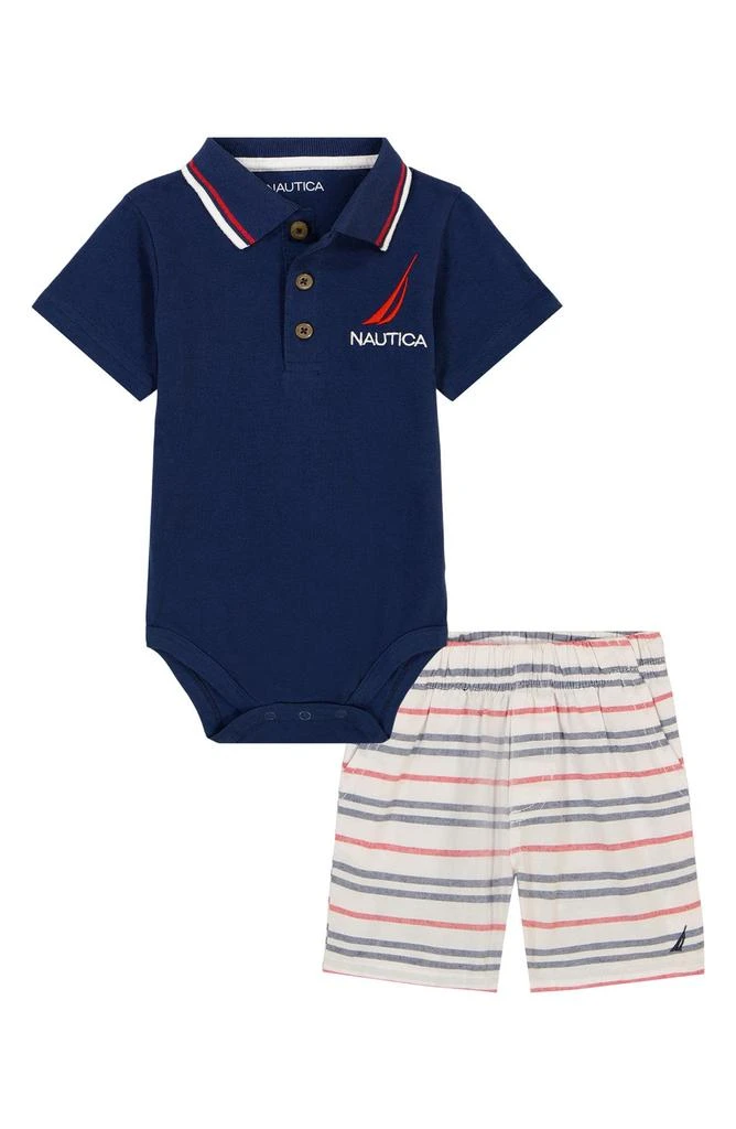 Nautica Polo Bodysuit & Shorts Set 1