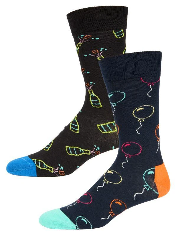 Happy Socks 2-Pack Crew Socks 1