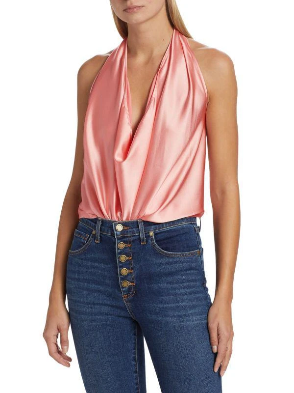 Ramy Brook Harriet Silk Halter Top 1