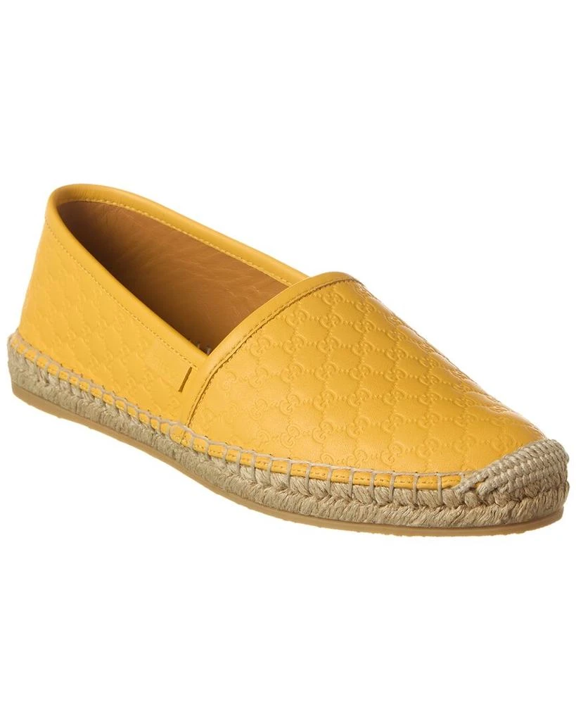 Gucci GG Leather Espadrille 1