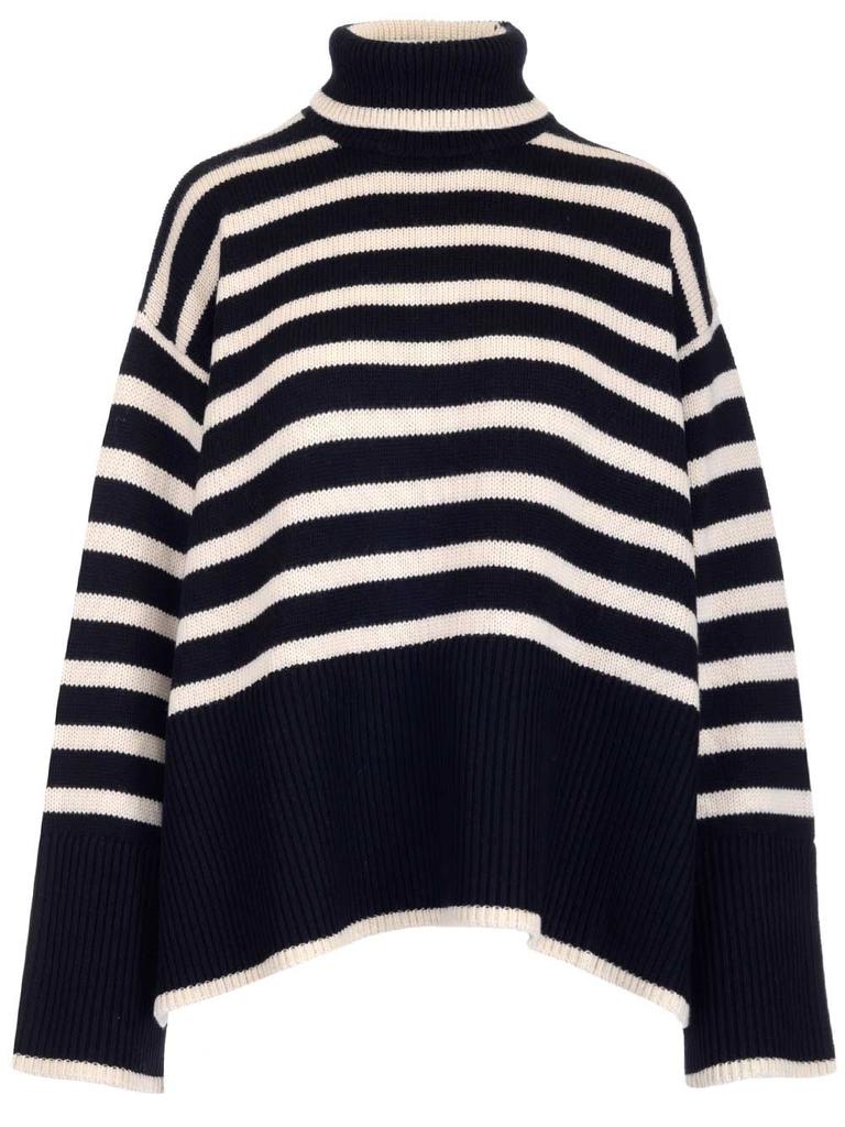 Totême Totême Roll Neck Striped Jumper