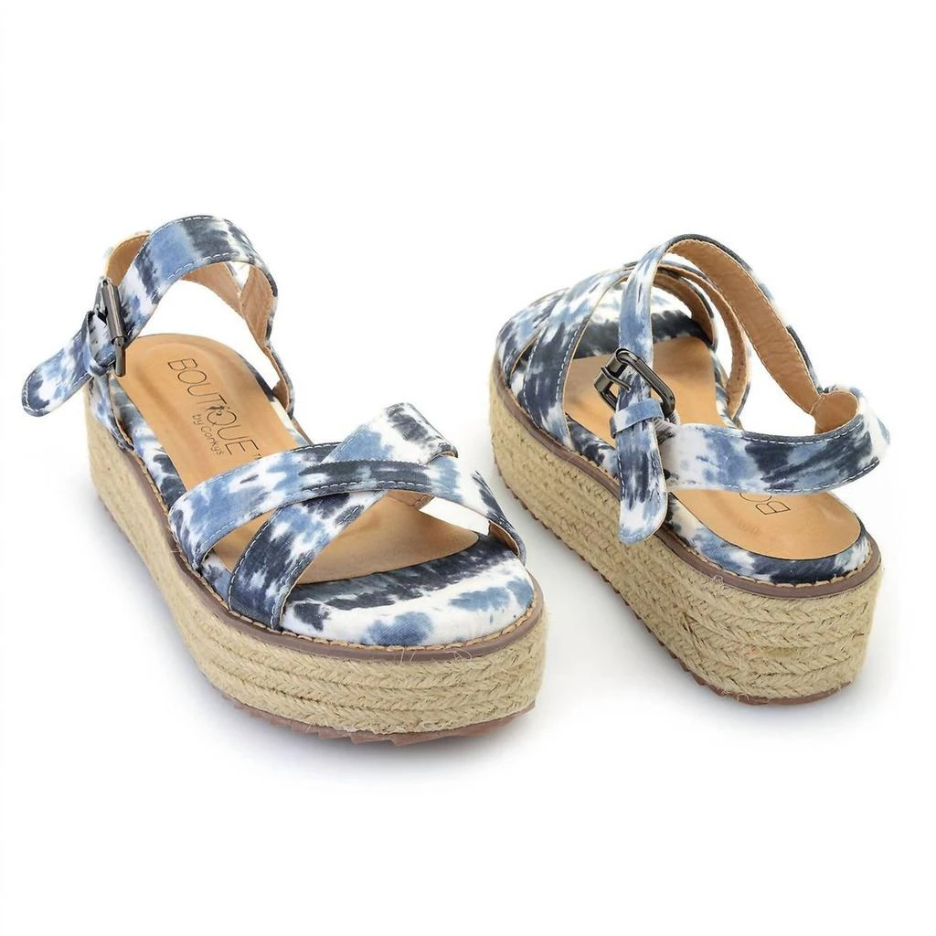 Corkys Footwear Corkys Footwear - Women
s Pilot Tie Dye Wedges