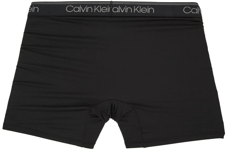 Calvin Klein Three-Pack Black Micro Boxer Briefs 3