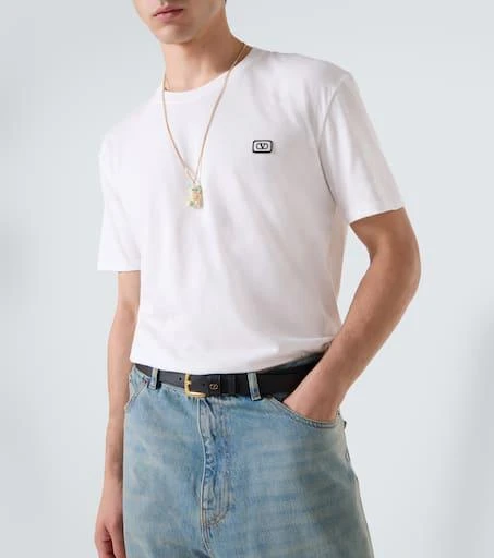 Valentino VLogo cotton jersey T-shirt 6