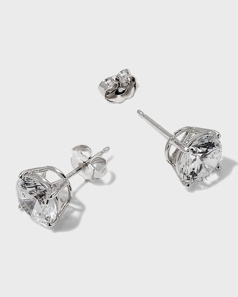 Fantasia by DeSerio 14k White Gold 3.5ct Stud Earring 4