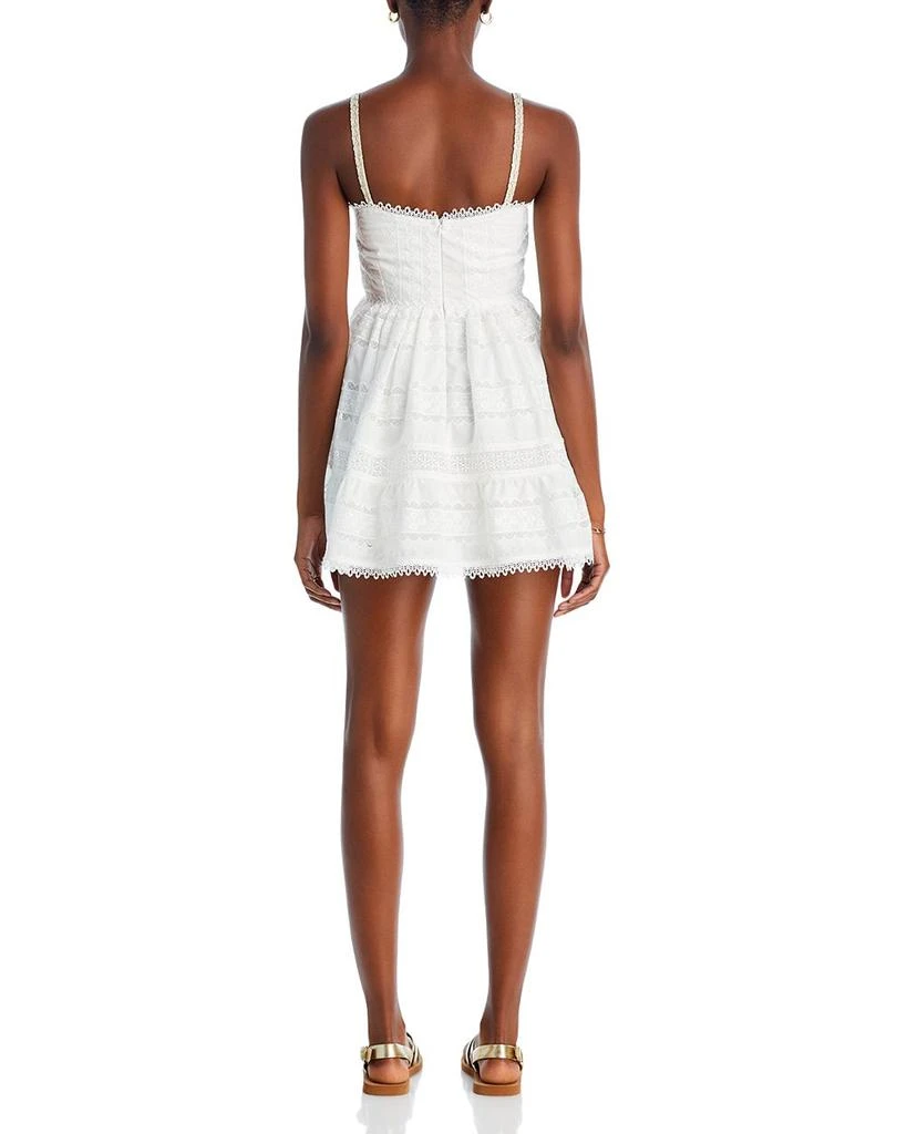 Waimari Canela Embroidered Lace Mini Dress 4