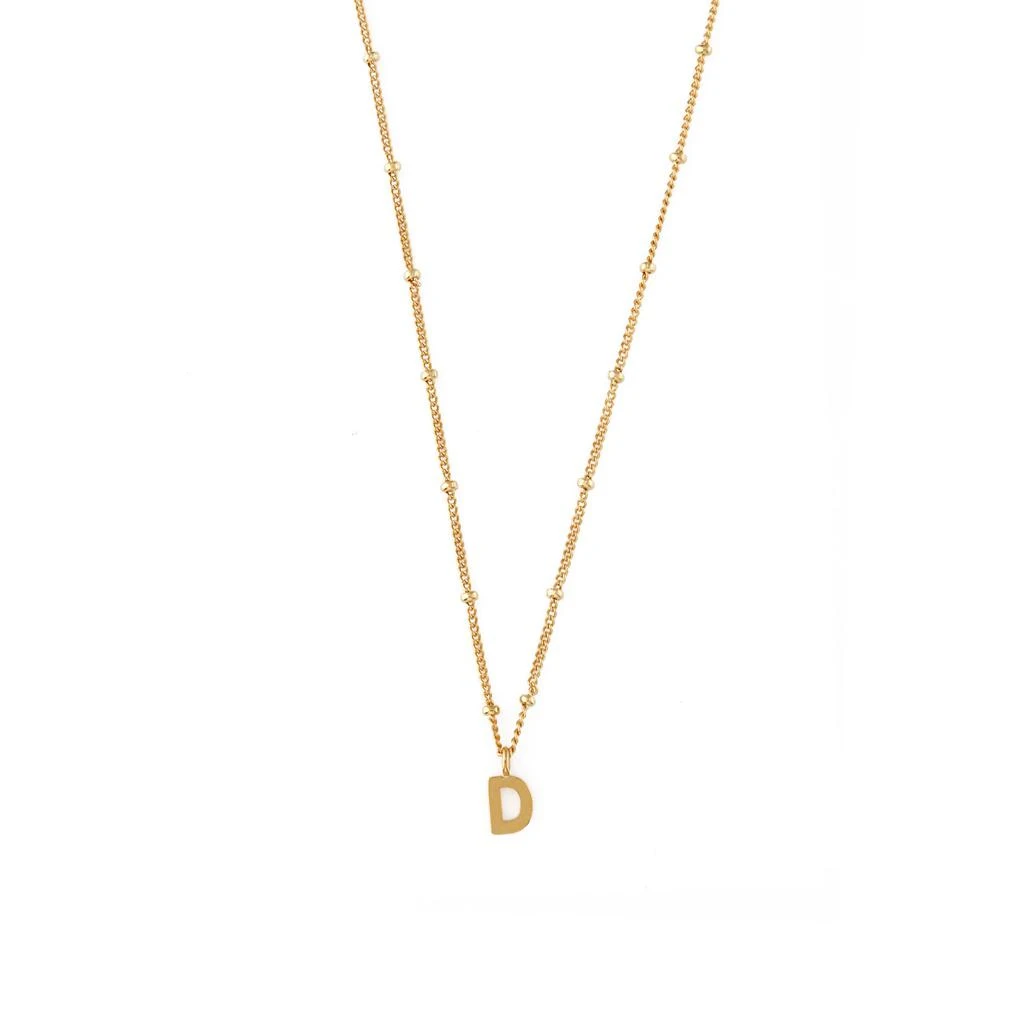 Orelia London Satellite Chain Initial Necklace 7
