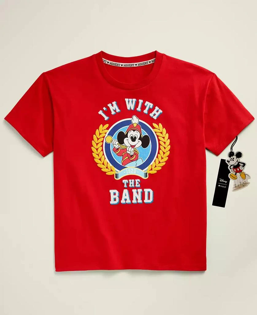 Disney | Macy's Adult Unisex Mickey Mouse I'm with The Band Graphic T-Shirt, Exclusively at Macy's 5