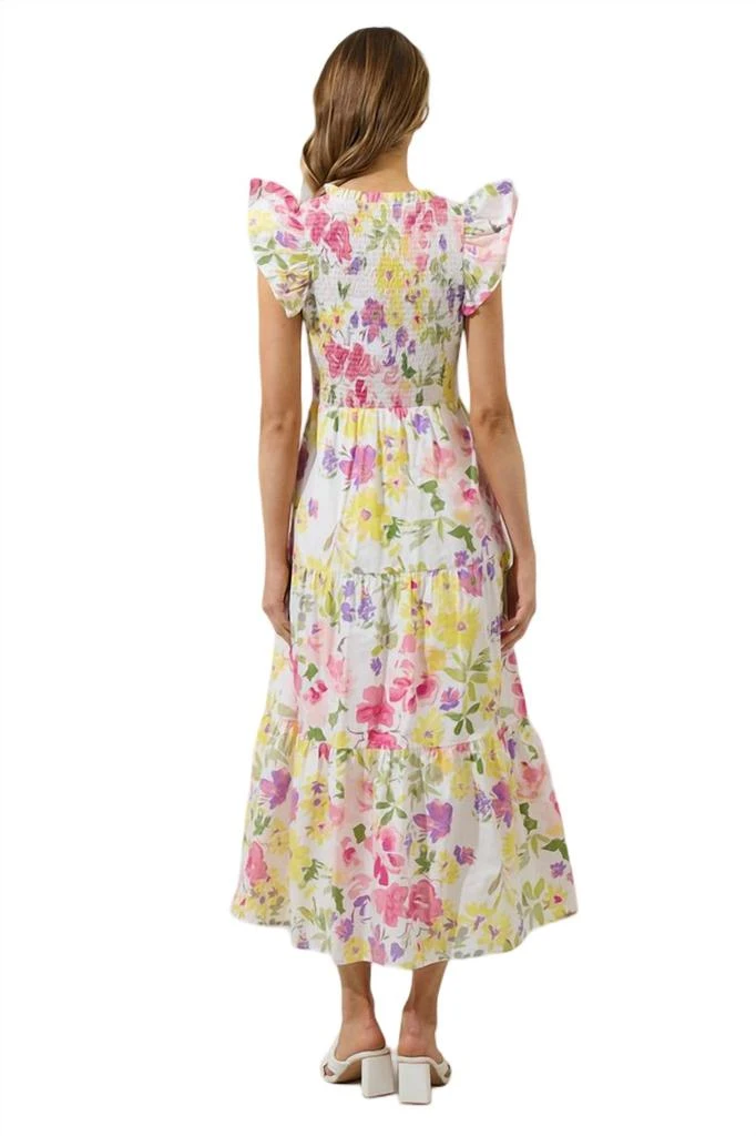 Sugarlips Sugarlips - Leonie Sunfire Tiered Midi Dress 2
