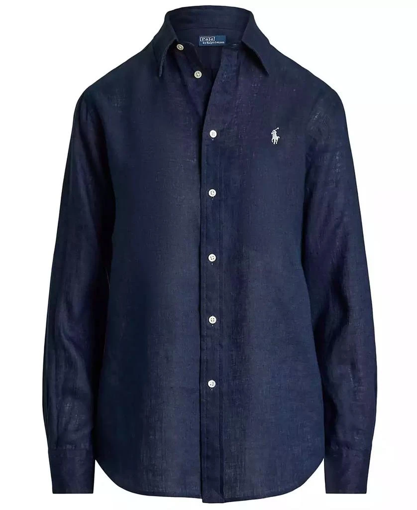 Ralph Lauren Women's Classic-Fit 100% Linen Shirt 5
