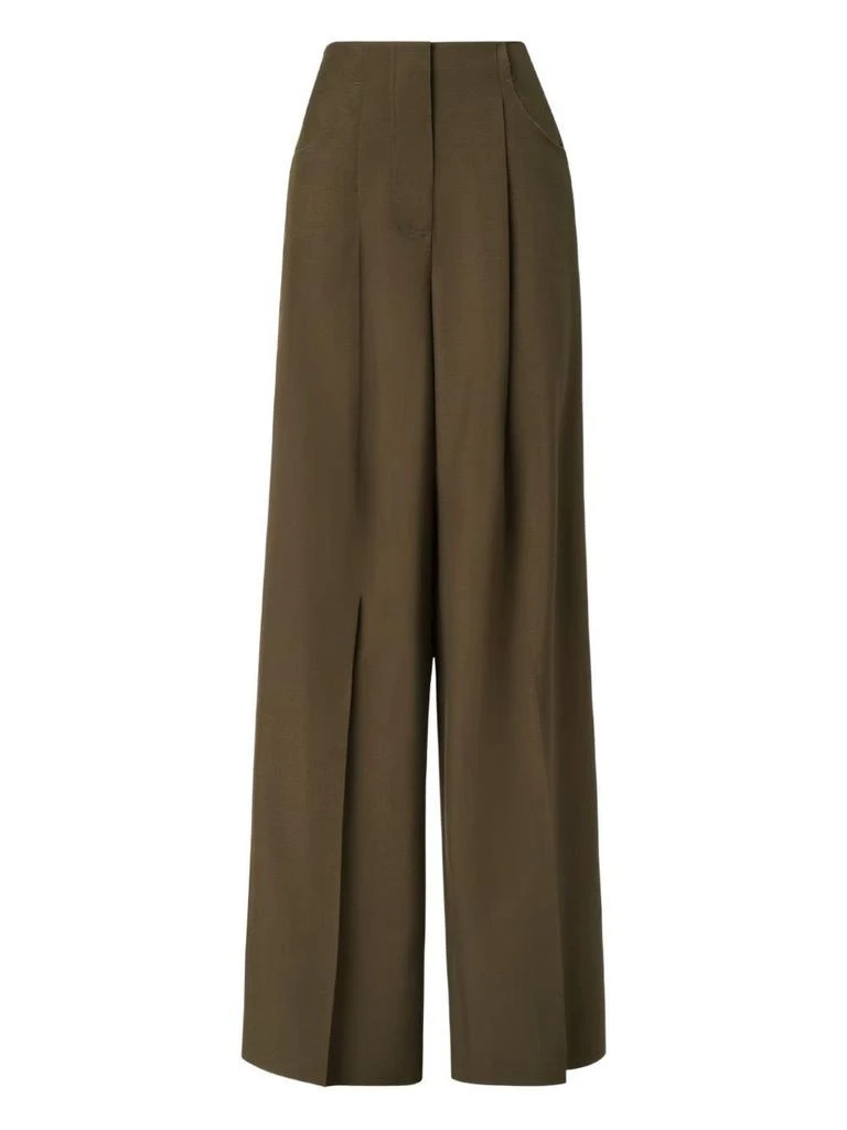 Fendi Fendi Wide-Leg Pleated Trousers 1