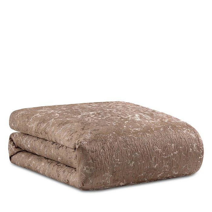 Donna Karan Mirage Textured Jacquard Duvet Cover, Full/Queen