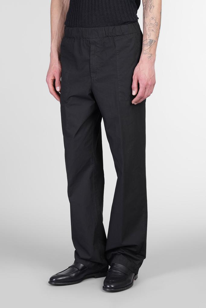 MAURO GRIFONI Pants In Black Cotton