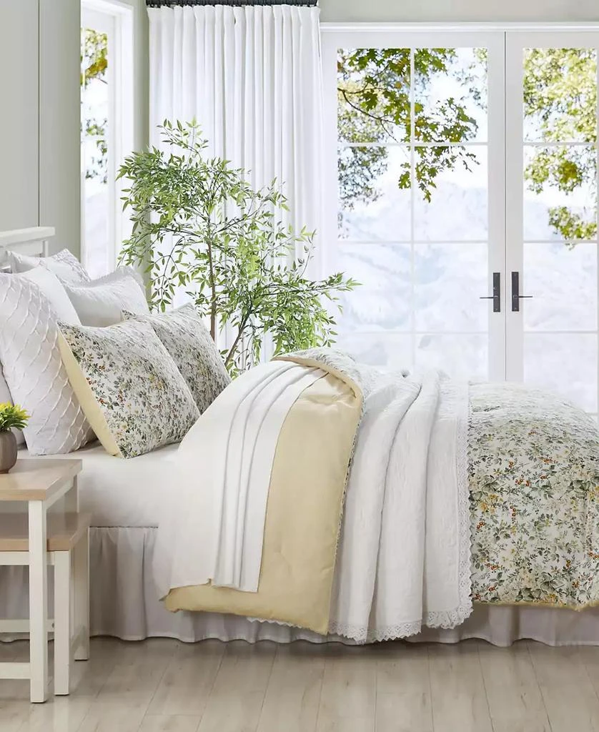 Laura Ashley Country Meadow Reversible 3-Pc. Comforter Set 4