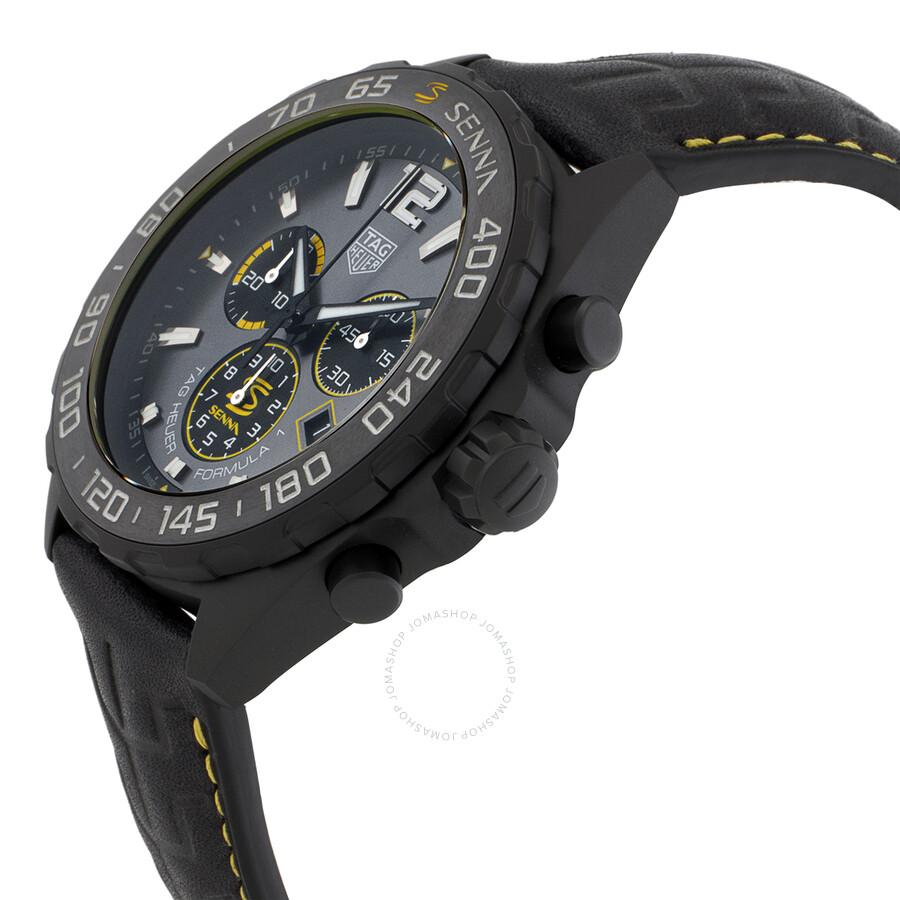 TAG Heuer Formula 1 X Senna Chronograph Quartz Grey Dial Men's Watch CAZ101AJ-FC6487
