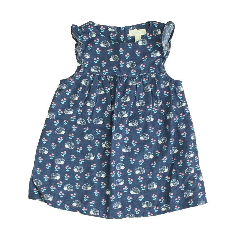 JoJo Maman Bébé Girls Blue Porcupine Dress 1