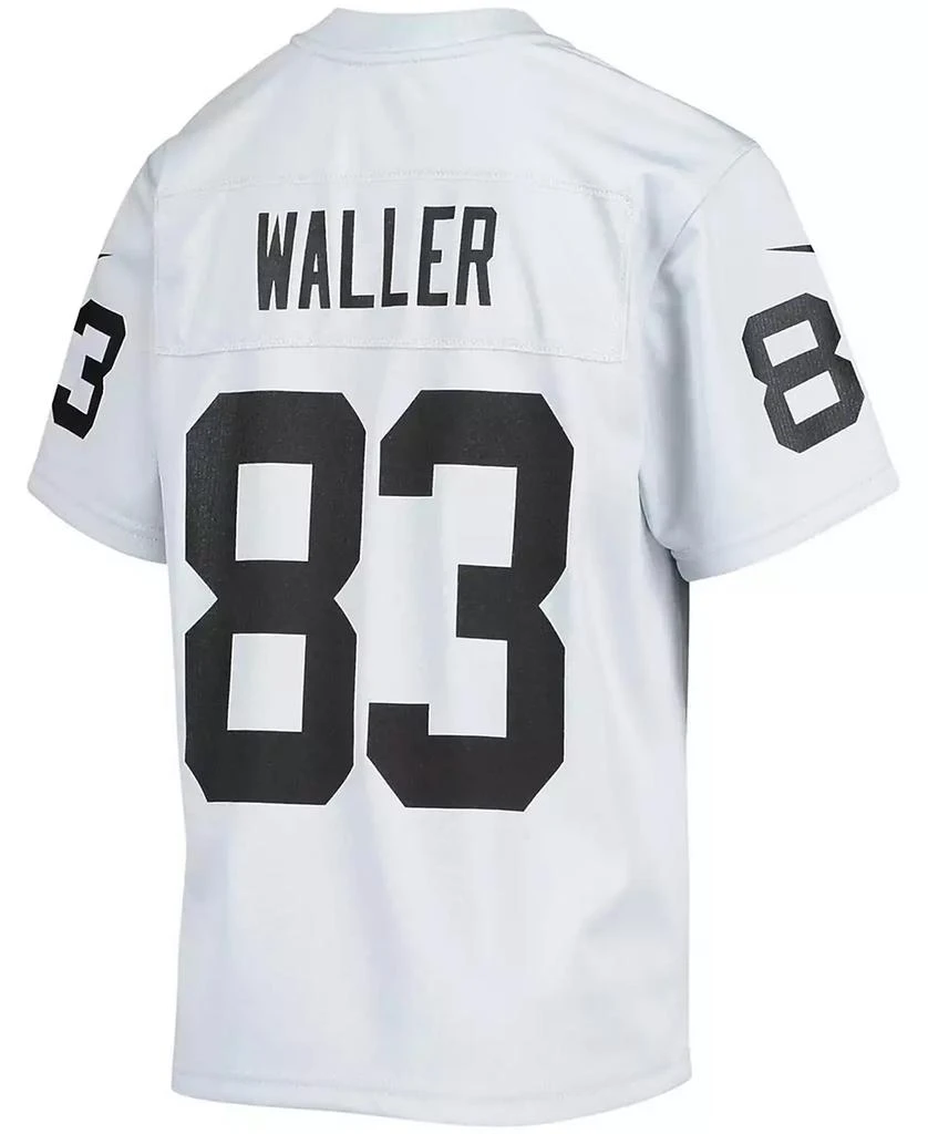 NIKE Big Boys Darren Waller Silver Las Vegas Raiders Inverted Team Game Jersey 3