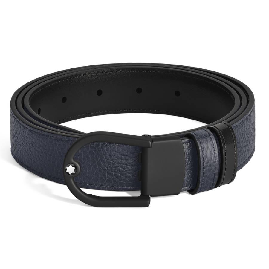 MAISON KITSUNÉ FOX HEAD BELT Maison Kitsuné Men's Fox Head Belt in Black Maison Kitsune