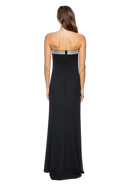 Strapless Gown With Rhinestone Trim  On Sale Now with Up to 21% Off |  Discover Exclusive Deals & Savings at BeyondStyle  Authentic MARINA Women|Formal  Dresses | Dresses | Women's Clothing |