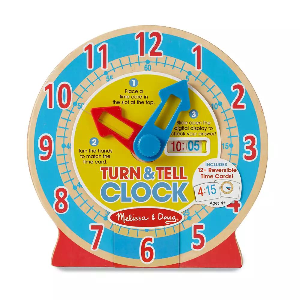 Melissa & Doug Turn & Tell Clock