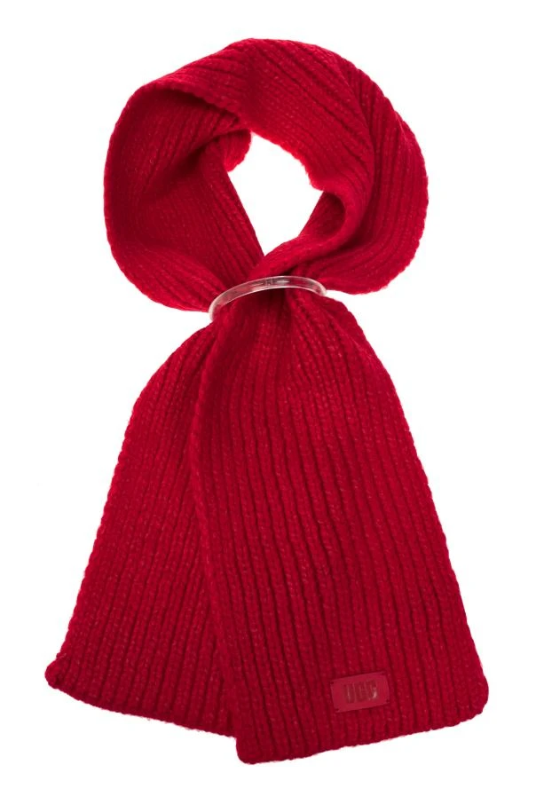 UGG Scarf with logo patch 3