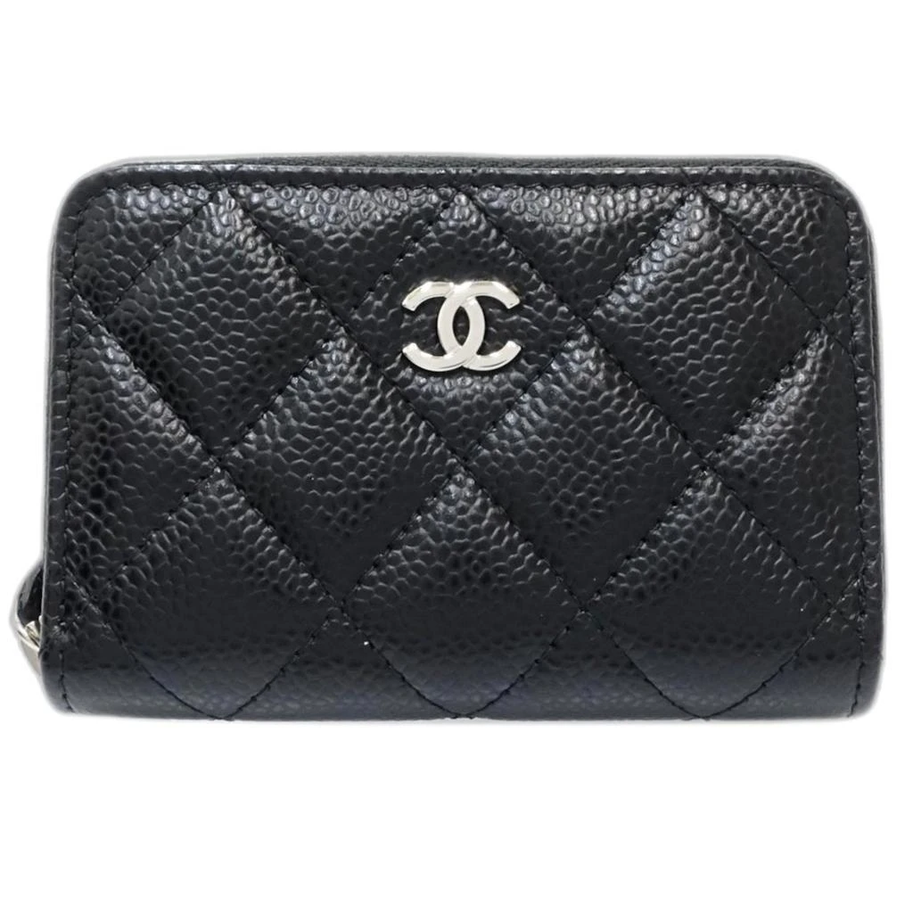 Chanel Grained Calfskin Coin Purse/Coin Case (Pre-Owned) 1