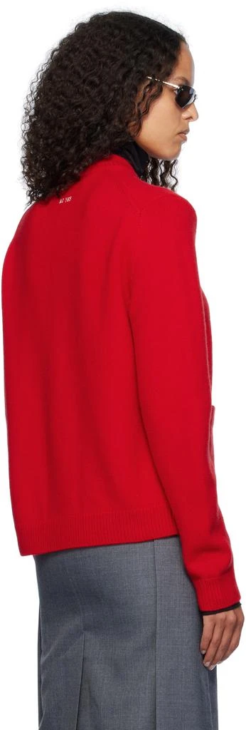 AO Yes Red Ribbon Tie Cardigan 3
