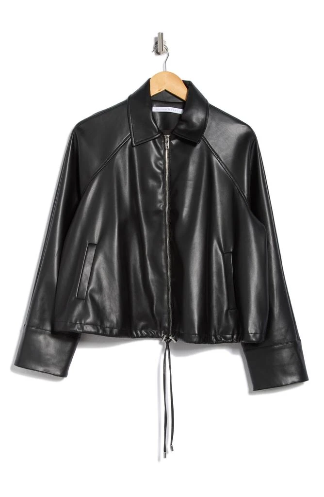 Susana Monaco Faux Leather Full Zip Jacket 4