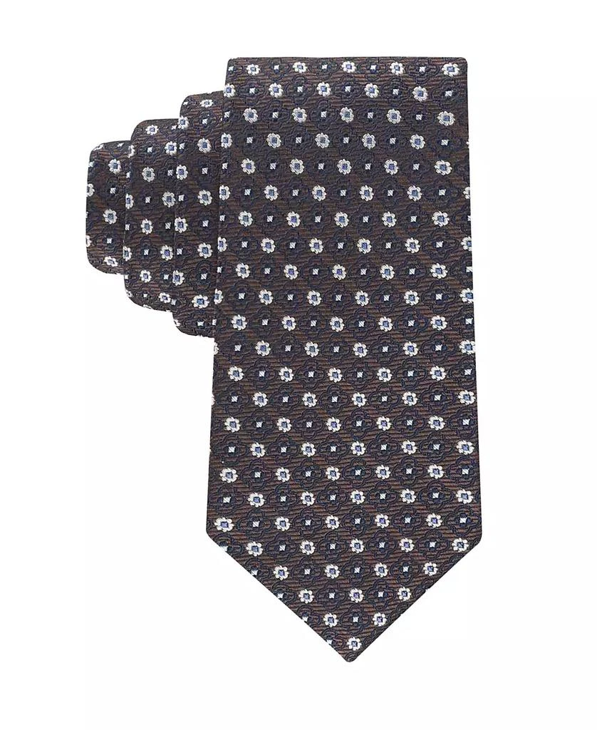 Tommy Hilfiger Men's Hugo Floral Medallion Pattern Classic Tie 1