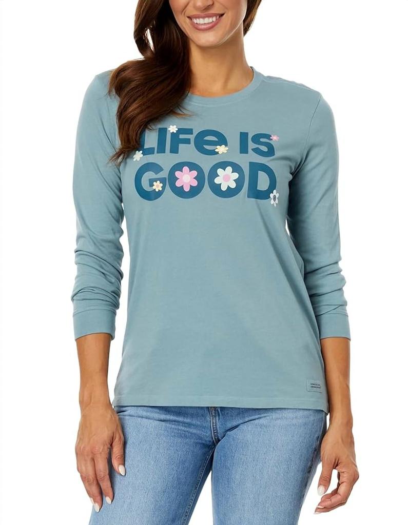 Life is Good Life Is Good - Daisies Long Sleeve Tee