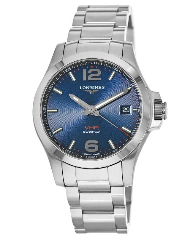Longines Longines Conquest V.H.P. 41mm Blue Dial Steel Men's Watch L3.716.4.96.6 1