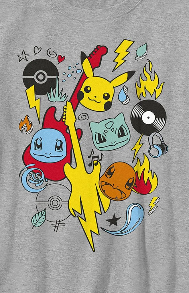 null Kids Pokemon Rocks Collage T-Shirt 2