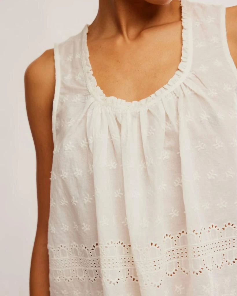 Free People Free People - Marina Eyelet Tank Top 6