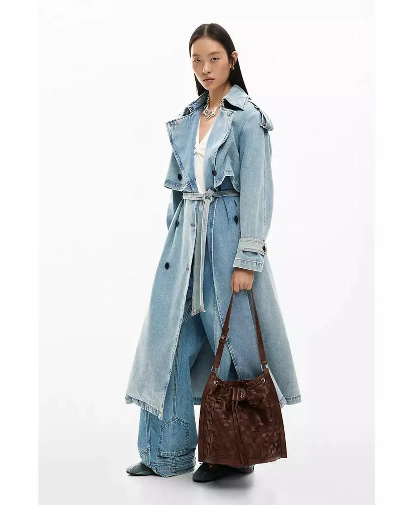 Desigual Women
s Medium braided drawstring backpack 2