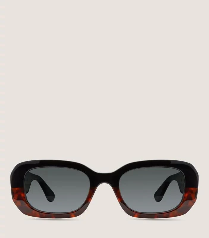 Stuart Weitzman TWO-TONE RECTANGULAR SUNGLASSES 1