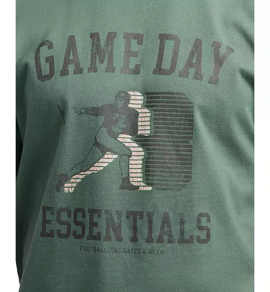 BUFFALO David Bitton Men's Titus Relaxed Fit Short Sleeve Crewneck Game Day Essentials Graphic T-Shirt 6