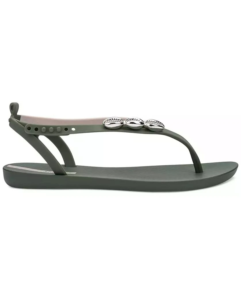 Ipanema Salty II Metallic Shell Detail Thong Sandals 3