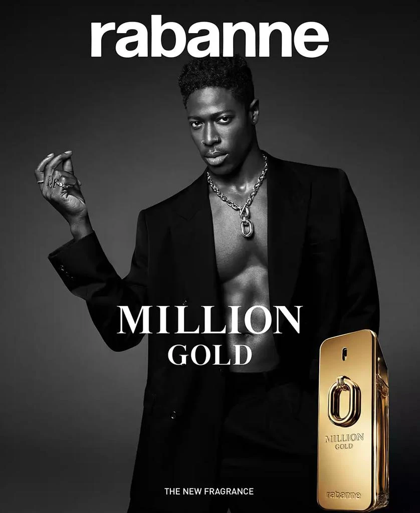 Rabanne Men's Million Gold Eau de Parfum Intense Spray, 6.8 oz., Created for Macy's 4