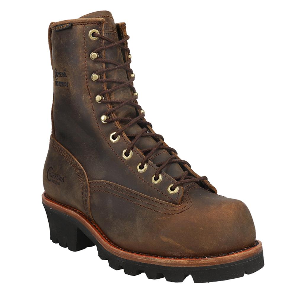 Chippewa Paladin Bay Apache 8 Inch Waterproof Steel Toe Work Boots
